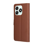Husa de protectie Techsuit Leather Folio compatibil cu Honor X5c Plus, Maro