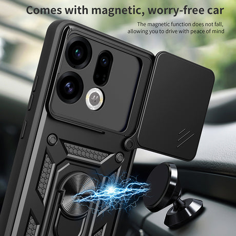 Husa de protectie Techsuit CamShield Series compatibil cu Oppo Find X9, Negru