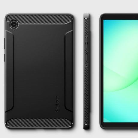 Husa de protectie tableta Spigen Rugged Armor (ACS10462) compatibil cu Samsung Galaxy Tab A11, Negru Mat