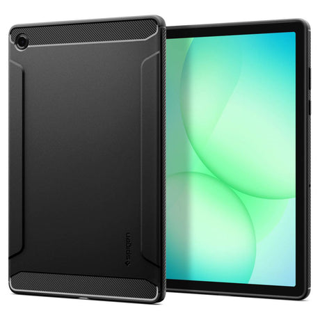 Husă tabletă Spigen Rugged Armor pentru Galaxy Tab A11 Plus, neagră