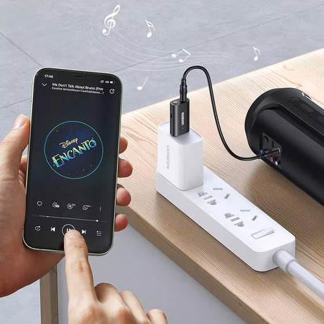 Adaptor Bluetooth Auxiliar USB, Jack, TX/RX Mode, BT5.1 + Cablu Jack - Ugreen CM523 (60300) - Black