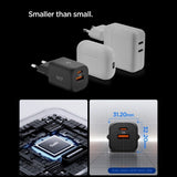 Incarcator Spigen Essential EE352EU (ACH09462), USB, Type-C, Fast Charging, Quantum Boost, 35W, Alb