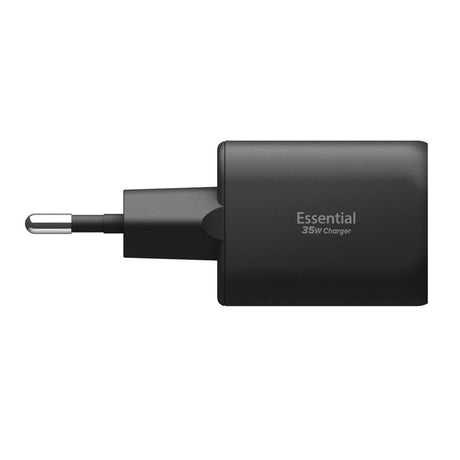 Incarcator Spigen Essential EE352EU (ACH09463), USB, Type-C, Fast Charging, Quantum Boost, 35W, Negru