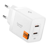 Incarcator Spigen Essential EE472EU (ACH08707), 2x Type-C, Fast Charging, Quantum Boost, 47W, Alb
