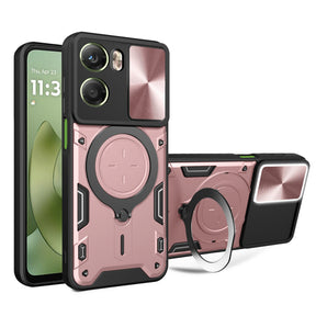 Husa de protectie Techsuit CamGuard Pro compatibil cu Motorola Moto G06, Roz Auriu