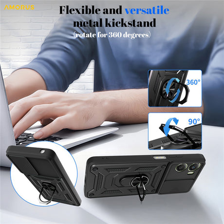 Husa de protectie Techsuit CamShield Series compatibil cu Motorola Moto G06, Auriu