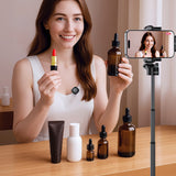 Casti Yesido (set de 2) Wireless Lavalier Microphones (KR20), 3in1 Receiver, Lightning, AI Noise Reduction, 2.4GHz, Negru