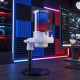Casti Havit Desk Microphone (GK50), for PC, Laptop, Phone, RGB Light, NR, 30-20000 Hz, Cardioid, with Cable USB-C, 1.8m, Negru