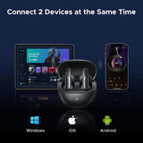 Casti Ugreen HiTune S5 True WS210 (45760), Smart Call Noise Reduction, True Wireless, IPX5, Low Latency, Negru