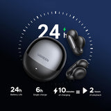 Casti Ugreen HiTune S5 True WS210 (45761), Smart Call Noise Reduction, True Wireless, IPX5, Low Latency, Alb