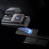 Gadget Yesido Dash Camera (KM21), Full HD 1080p, 145° Angle Range, 1.47" IPS Built-in Screen, Negru