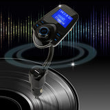 Gadget Techsuit FM Modulator JamLink (MFM4), Bluetooth, Jack 3.5mm, TF Card, 10–24V, Negru