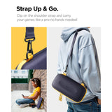 Accesoriu gaming Spigen Nano Pop Pro Pouch (AGP09565), Nintendo Switch 2, for Accessories, 5 Pockets, Detachable Shoulder Strap, Albastru Berry Navy