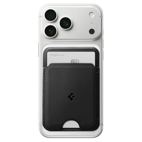 Suport Spigen Card MagSafe Slim Fold S314-1 (AFA10405), for Phone, Universal, Magnetic Grip, Stand, PU Leather, Negru