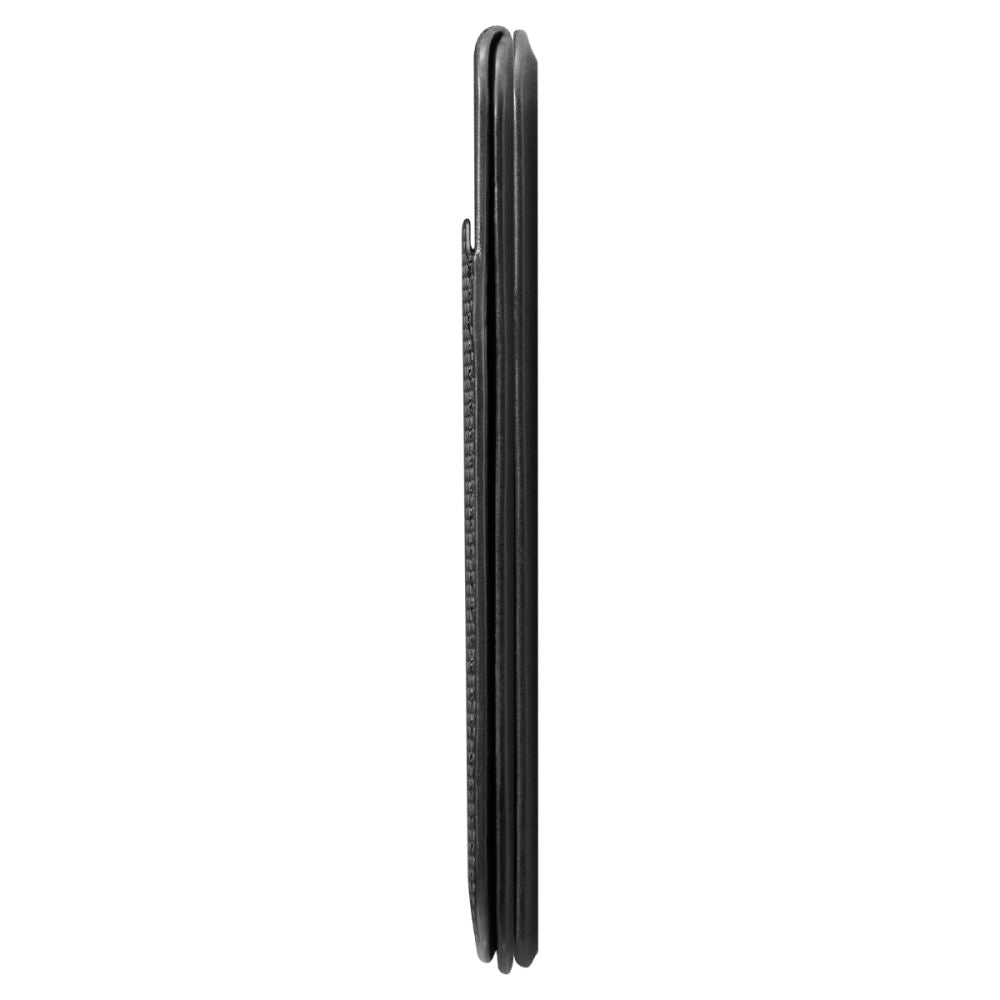 Suport Spigen Card MagSafe Slim Fold Tripod S314-3 (AFA10751), for Phone, Universal, Magnetic, Stand, PU Leather, Negru