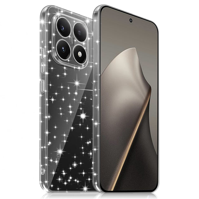 Husa de protectie Techsuit SparkleSkin Series compatibil cu Xiaomi 15T, Transparent