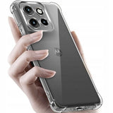 Husa de protectie Techsuit Shockproof Clear Silicone compatibil cu Motorola Moto G57 Power / G67 Power, Transparent
