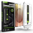 Folie de protectie Techsuit TitanGlass CrystalHD (set de 2) compatibil cu Samsung Galaxy S25 Ultra, Transparent