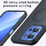 Husa de protectie Techsuit PureFrost MagSafe compatibil cu Xiaomi Redmi 15C 4G / Redmi 15C 5G, Negru Mat