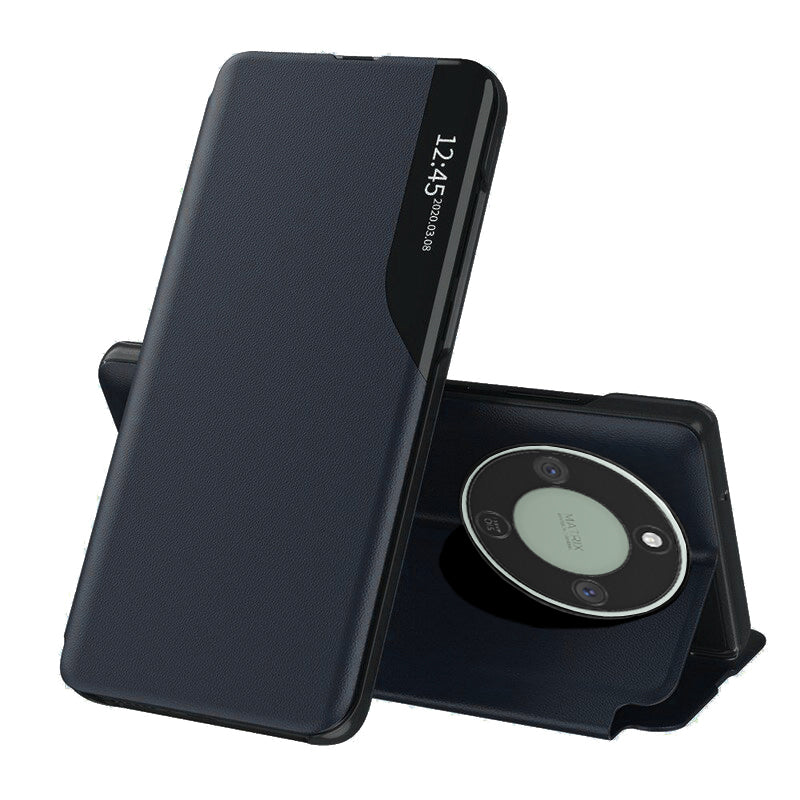 Husa de protectie Techsuit eFold Series compatibil cu Honor Magic8 Lite, Albastru Inchis