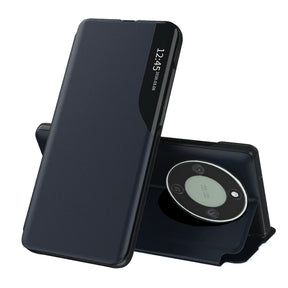 Husa de protectie Techsuit eFold Series compatibil cu Honor Magic8 Lite, Albastru Inchis