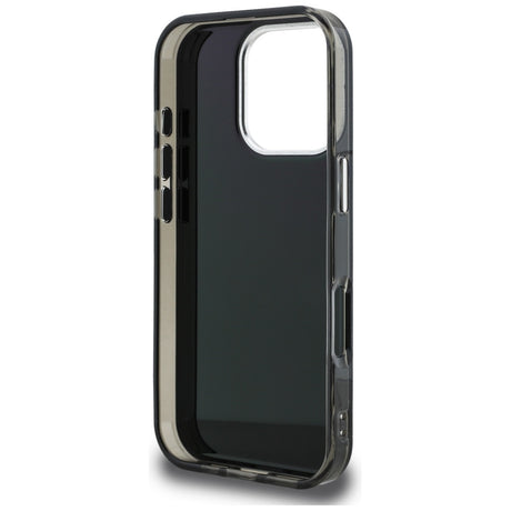 Husa de protectie Karl Lagerfeld IML Aquarelle Choupette Logo (KLHCP16XHMCHAQK) compatibil cu iPhone 16 Pro Max, Negru