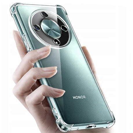 Husa de protectie Techsuit Shockproof Clear Silicone compatibil cu Honor Magic8 Lite, Transparent
