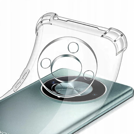 Husa de protectie Techsuit Shockproof Clear Silicone compatibil cu Honor Magic8 Lite, Transparent