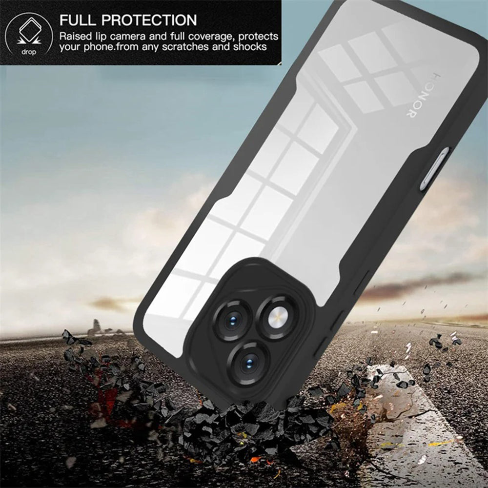 Folie de protectie Techsuit ColorVerse 360 Series + compatibil cu Honor X5c Plus, Albastru