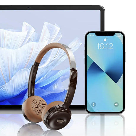 Casti Havit Wireless (H616BT), On-ear, Bluetooth 5.4, 400mAh, Type-C, Maro