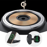 Incarcator Yesido Wireless Charging Station 3in1 (DS27), for iPhone, Apple Watch, AirPods, Magnetic, Foldable, Holder, 15W, Negru