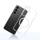 Husa de protectie 3mk Armor MagCase compatibil cu Samsung Galaxy S25 FE, Transparent