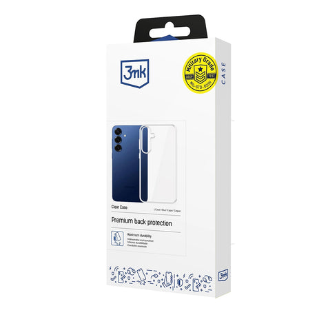 Husa de protectie 3mk Clear compatibil cu Samsung Galaxy S25 FE, Transparent