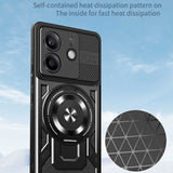 Husa de protectie Techsuit RuggedCam compatibil cu Honor 400 Lite, Negru