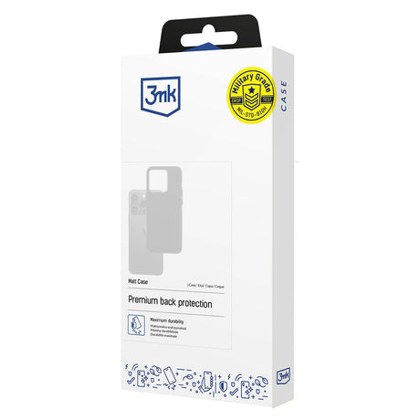 Husa de protectie 3mk Matt compatibil cu Xiaomi 15T Pro, Negru