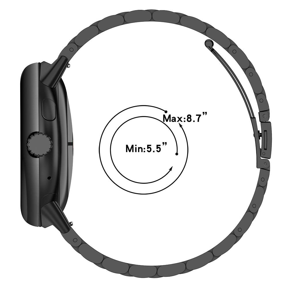 Curea smartwatch Techsuit Watchband (W010) compatibil cu Google Pixel Watch 4 45mm, Negru