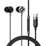 Casti Acefast L6, USB-C, In-ear, Negru