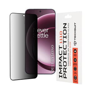 Folie de protectie Techsuit 111D Privacy Full Glue compatibil cu OnePlus 15, Negru