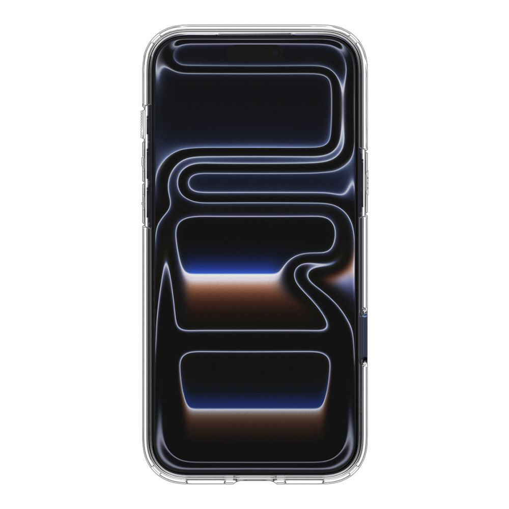 Husa de protectie Spigen Ultra Hybrid MagSafe (ACS11108) compatibil cu iPhone 17 Pro Max, Transparent / Deep Blue