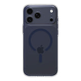 Husa de protectie Spigen Ultra Hybrid MagSafe (ACS11108) compatibil cu iPhone 17 Pro Max, Transparent / Deep Blue