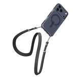 Husa de protectie Spigen Ultra Hybrid MagSafe (ACS11108) compatibil cu iPhone 17 Pro Max, Transparent / Deep Blue