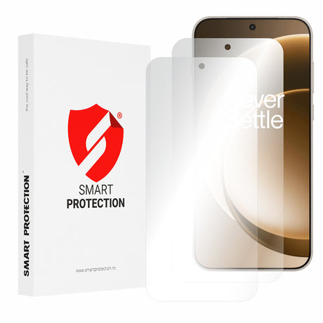 Folie de protectie Smart Protection Premium Classic (set de 2) compatibil cu OnePlus 15, Transparent
