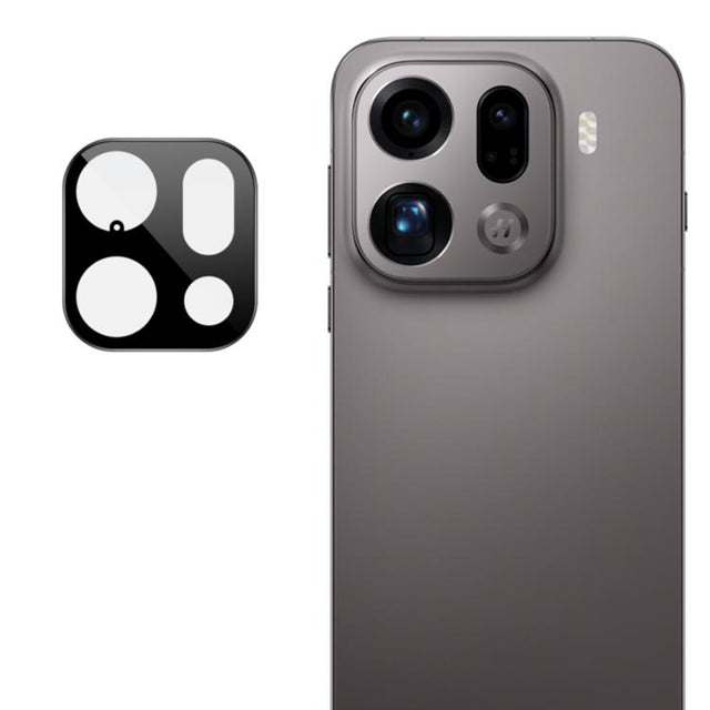 Folie de protectie Techsuit Full Camera Glass compatibil cu Oppo Find X9 Pro, Negru