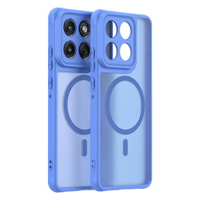 Husa de protectie Techsuit HaloFrost II MagSafe compatibil cu Motorola Edge 70, Albastru Cer