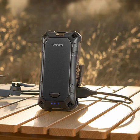 Ocoopa Hand Warmer UT4 Extreme (UT3201-BK-BK), with Power Bank, Built-in Flashlight, IP56, Type-C, 2x 5000mAh, Negru