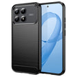 Husa de protectie Techsuit Carbon Silicone compatibil cu Xiaomi Poco F8 Pro, Negru