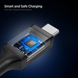 Cablu Spigen Essential EB24012CC (ACA09461), Fast Charging, Type-C, 240W, 40Gbps, E-Marker Chip, 8K, 1.2m, Negru