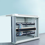 Cablu Ugreen Organizer NW128 (70424), Panel with 24 Ports, Management System, Metal, Up to 19", Negru