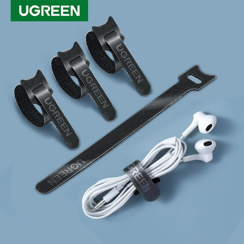 Cablu Ugreen Organizer LP401 (20245P20), x20 Winder, for Travel, Management System, Negru