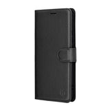 Husa de protectie Techsuit Leather Folio compatibil cu Honor Magic8 Lite, Negru